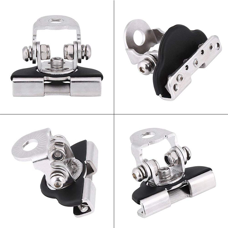 2PC A Pillar Hood Clamp Holder Universal Stainless Steel Off-road Led Work Light Bar Mount Bracket for Jeep Pickup Wagon ATV