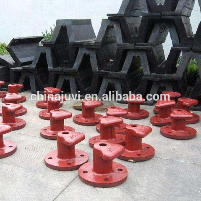 cast iron curved type marine ship deck equipment bollard