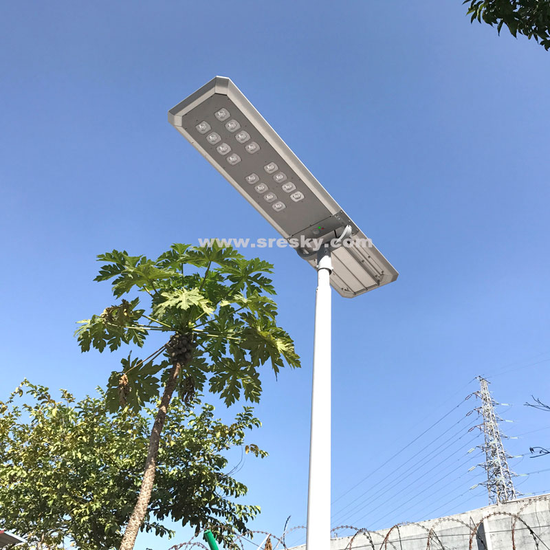 20W solar pathway led lights cold white luz solar jardim