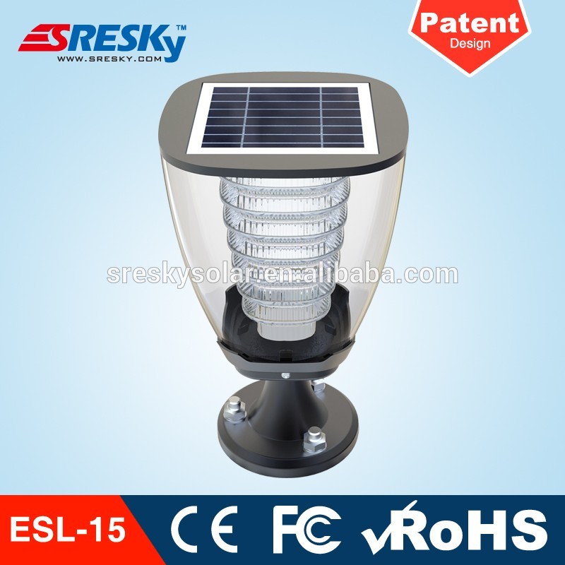 Warm White Mini Solar Powered 1W Ip65 Led Light Fitting Rechargeable