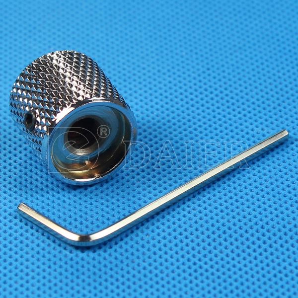 aluminum guitar 6mm round metal knob potentiometer
