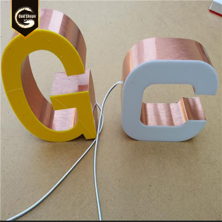 Custom Waterproof Acrylic Frameless Light Up Letters 3D LED  sign letter , logo signs , company logo name sign