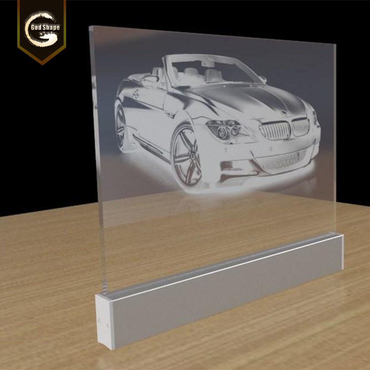 Custom made acrylic led desktop  illuminated signs  new style neon signs name plate