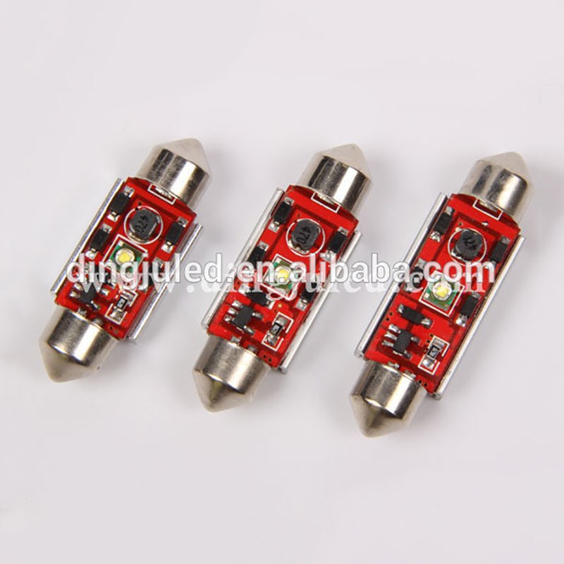 China supplier 36mm 12v high power license lamp led car 5w canbus festoon bulb