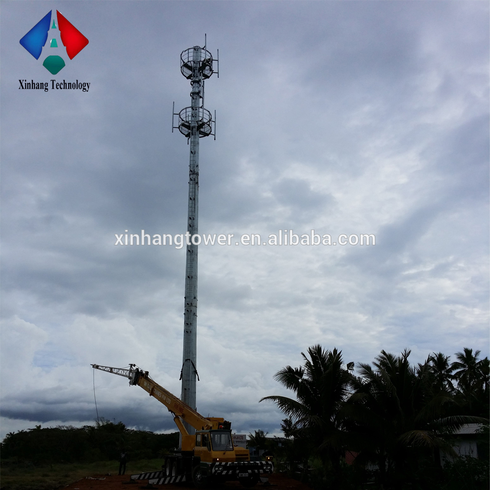 30m GSM Telecommunication Monopole for Fiji