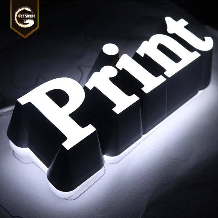 Custom 3D Led Acrylic Channel Letter Signages Led Sign