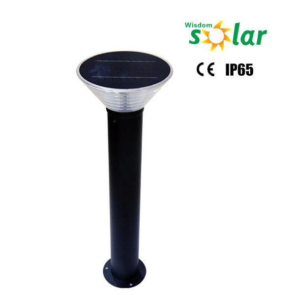 Outdoor pillar lamp, high lumen solar pillar bollard lamp for outdoor garden lighting