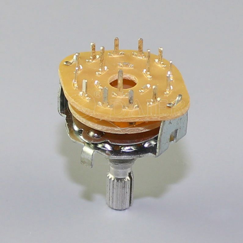 0.5A 125VAC 1 Pole 12 Position Cam Rotary Switch