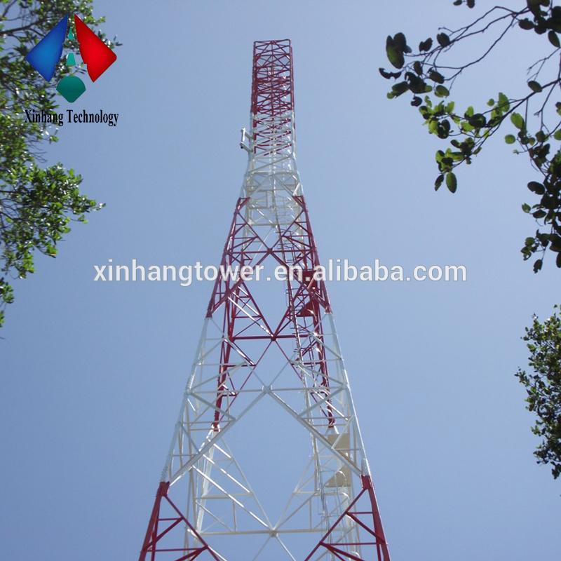 50m Lattice Tower Self supporting tower Telecom Tower