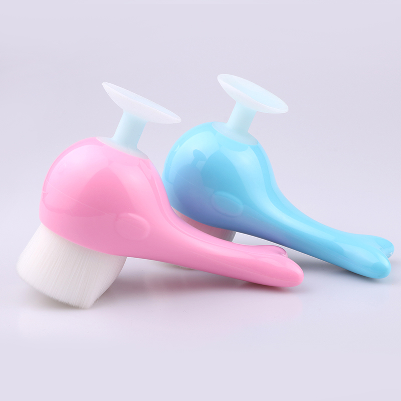 New and Patent  Face brush face washing machine  Exfoliator Facial Cleaning Brush 3D  Double Side facial Brush with Suction