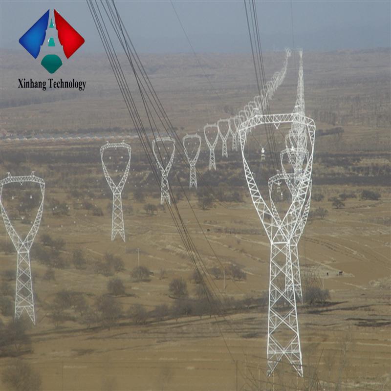 132kv electricity power posts transmission line monopole electric galvanized steel tubular pole