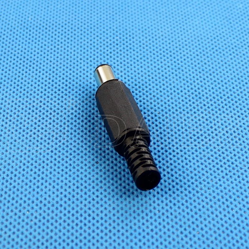 DC2.1 plastic 2.1/2.5MM dc jack male adapter dc power plug