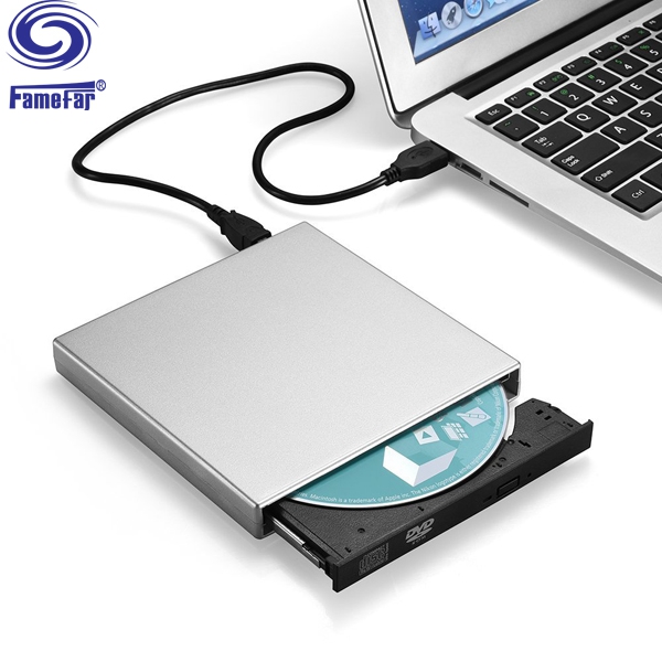 Factory Selling External USB ultra slim extern 2.0 dvd rom combo cd-rw RW CD Writer Optical Drive