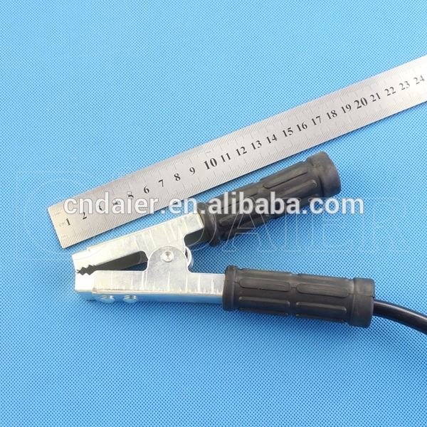 Big 1000AMP Steel Crocodile Clips With Leads