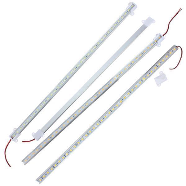 Hot Sale 50CM 12V 36 LED 5050 SMD Hard Strip Bar Light Aluminum Rigid White