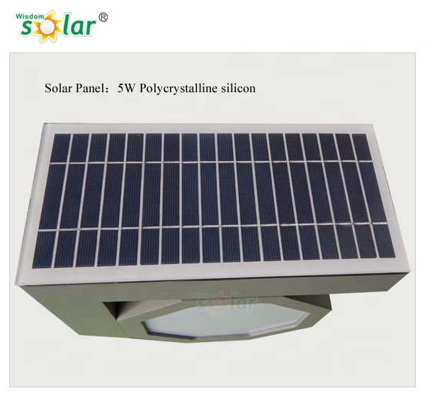 Waterproof intelligent control solar energy lamp bollard light