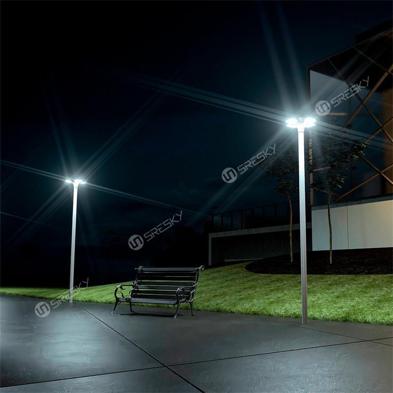 Newest type 20W waterproof led garden lights solar pathway yard lighting