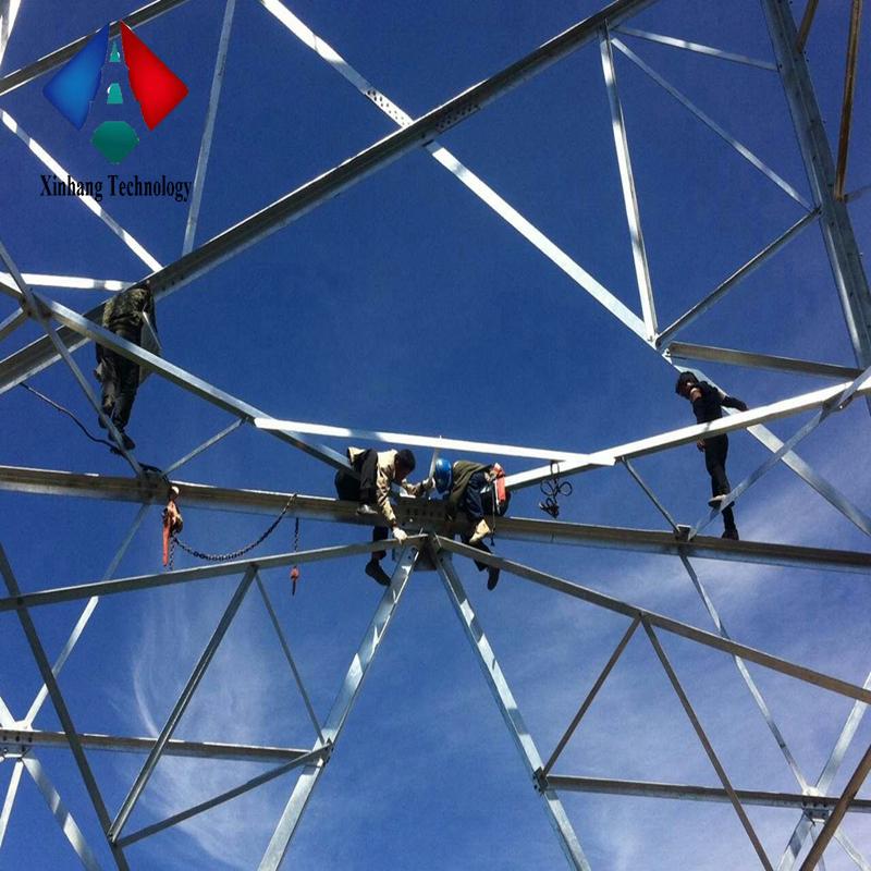 4 legged telescopic light 20ft 30ft 35ft 40ft lattice tower 25m 28m 30m 50m steel utility poles