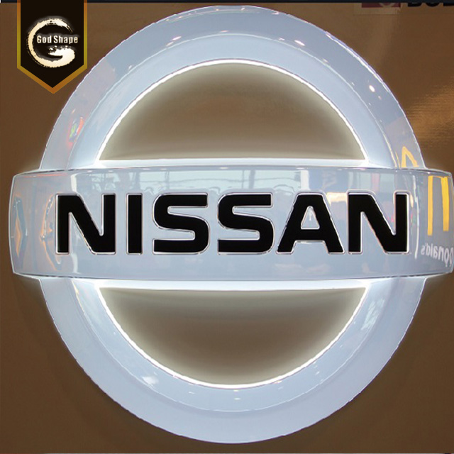 China factory custom car logo led logo for 4S car shop