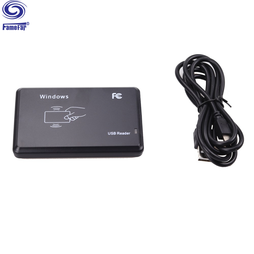 USB Port EM4001 125khz RFID ID Contactless Sensitivity Smart Card Reader RFID reader Support for Window System