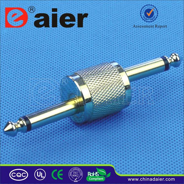 Best offer audio right angle 6.35mm adapter connector