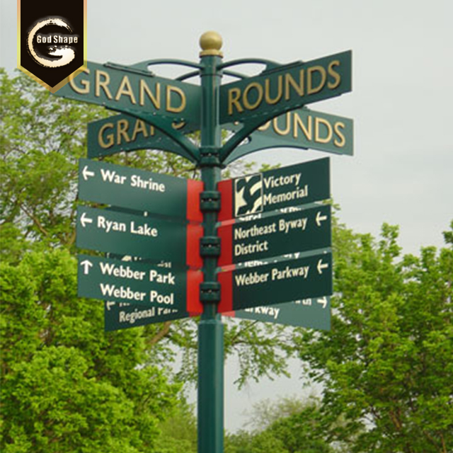 Advertising Outdoor Waterproof School Real Estate Park Scenic Signage Pylon Sign