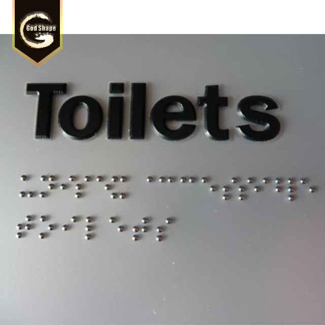 Braille Sign Door Name Number Washing room Toilet Signage Door Office Sign