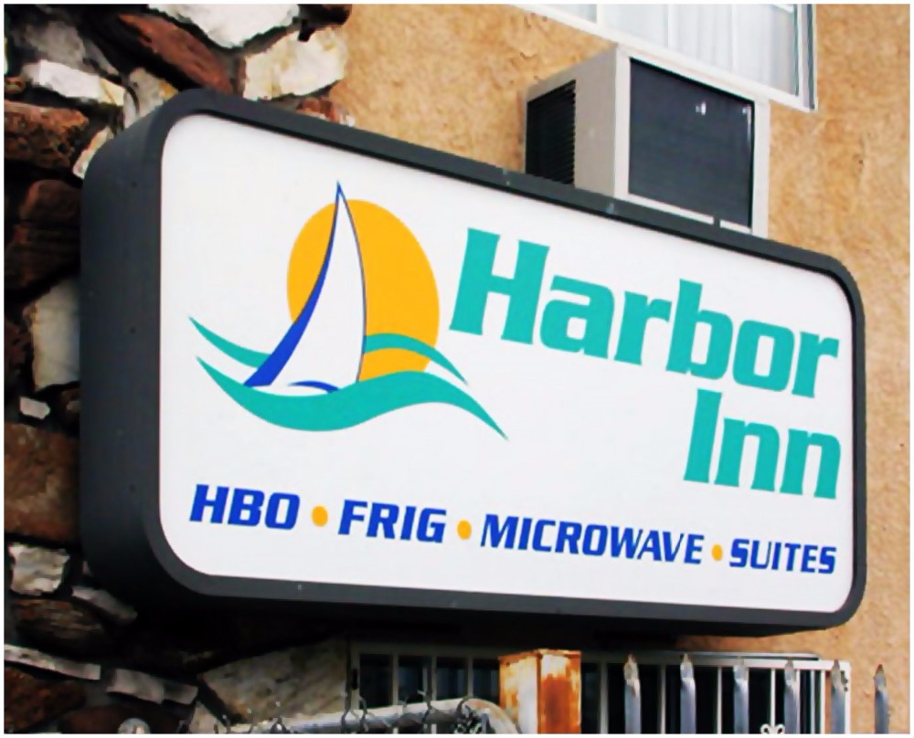 Company name acrylic frameless led light box