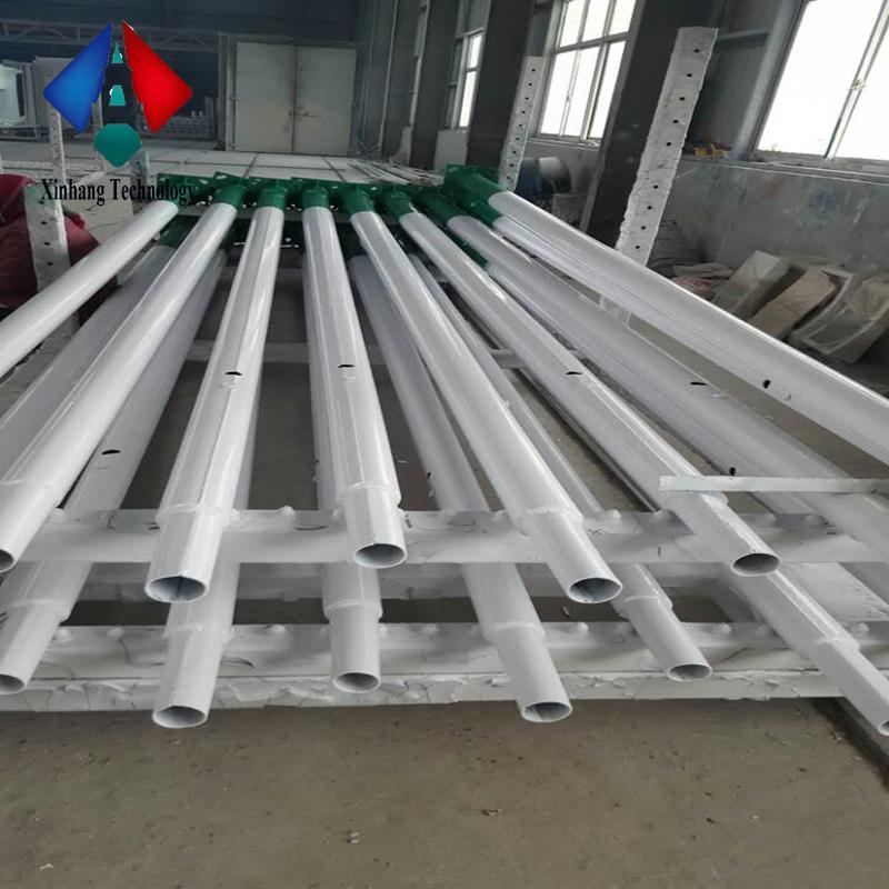 galvanized power steel pole 4 legged 220kv terminal transmission line tower