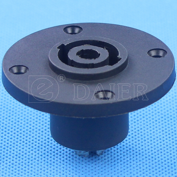 4pin male panel mount speaker connector