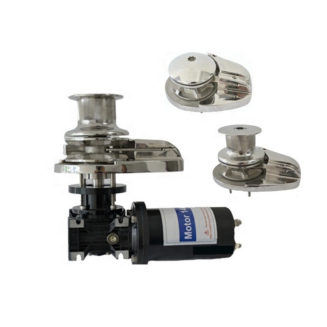 JV811H stainless steel vertical 12v electric motor anchor winch for fishing boat