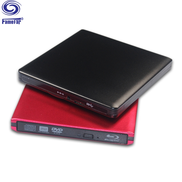 New Products External USB 3.0 Aluminum blu-ray bezel BD-R BD-ROM DVD CD RW Burner Writer Drive
