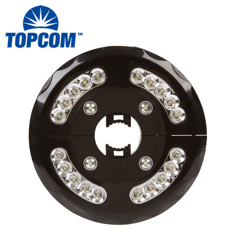 3 Lighting Mode Patio Umbrella 24 Leds Lights Outdoor Operated Camping Pole Light