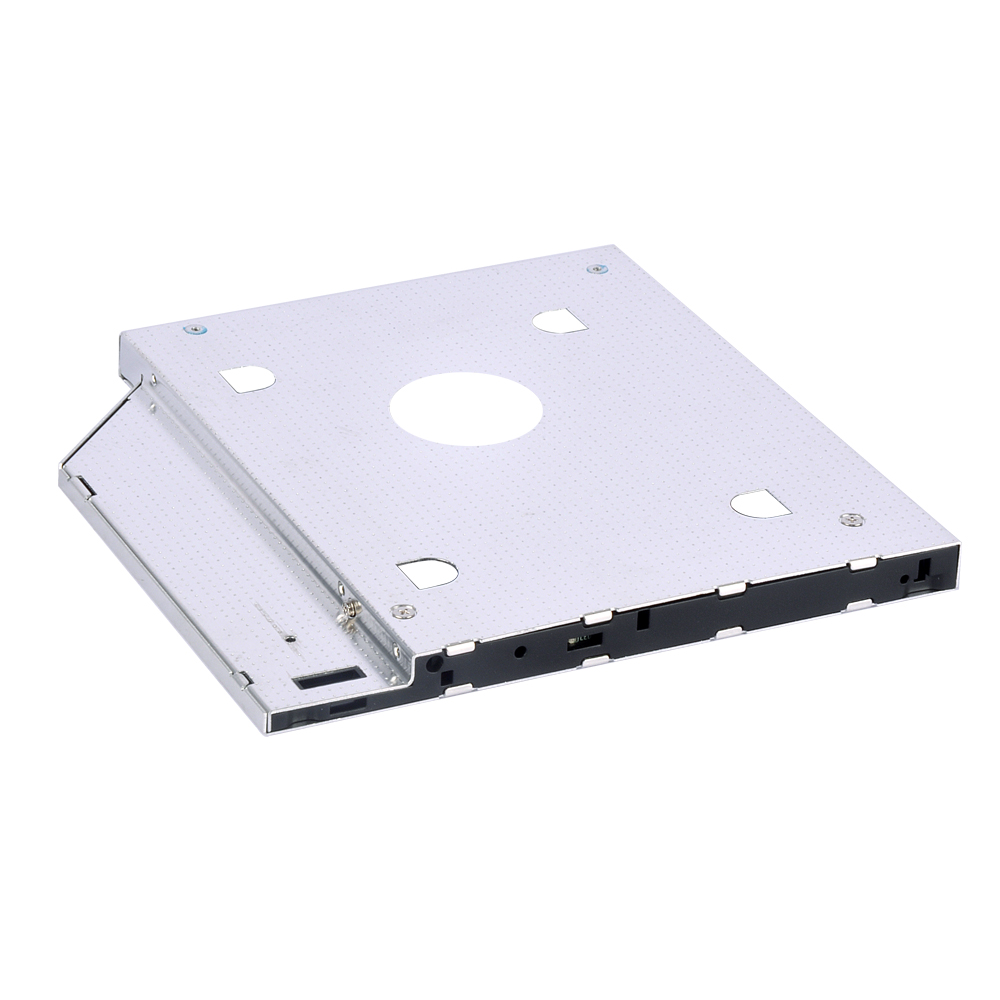 Universal New Aluminum SATA 9.5mm 2.5 Hard Disk Drive HDD Enclosure 2nd hdd caddy Case for Laptop DVD/CD-ROM Optibay