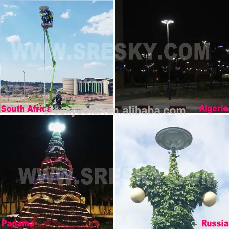 30W High Lumens All In One Solar LED Outdoor Light For Garden Decoration