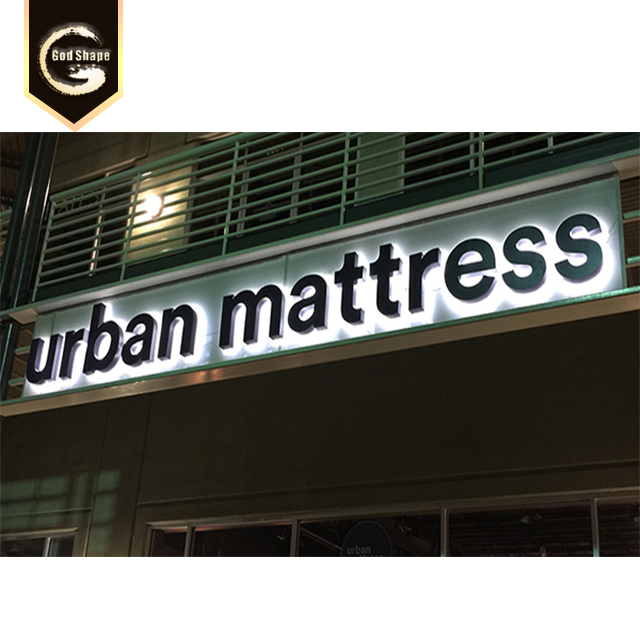 Outdoor Shop Front Cafe Pizza Metal Letters Sign illuminated 3D Laser Cut Car Logo Letter Alphabet Number Sign