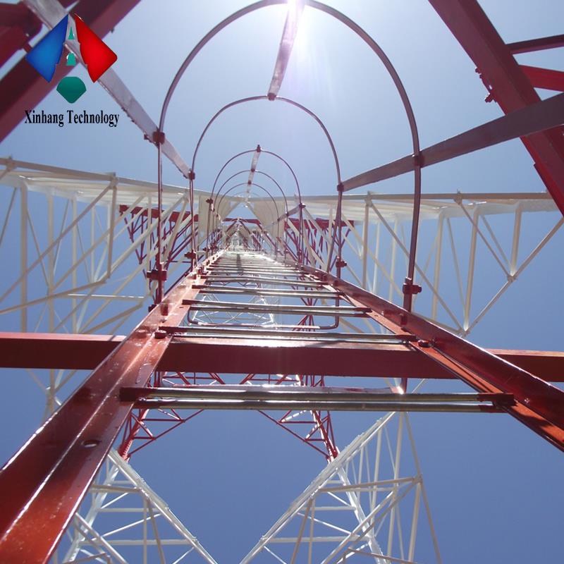 crazy selling telecom anti-corrosive 4 leg angle steel antenna telecommunication tower
