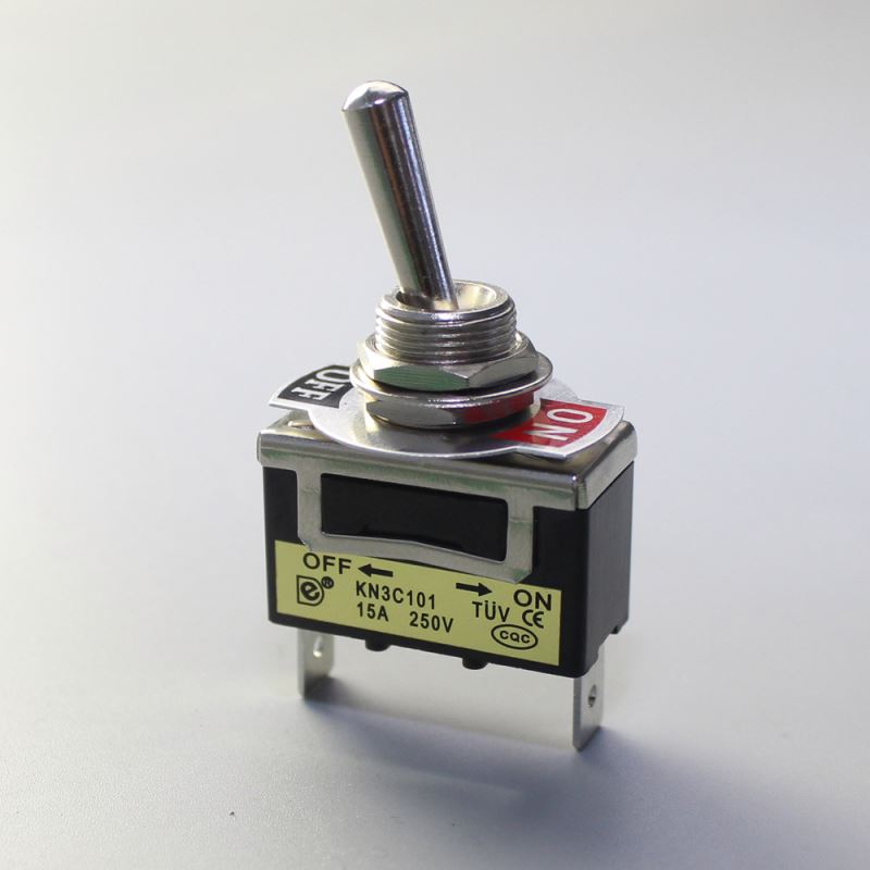 DPDT ON-OFF-(ON) toggle switch