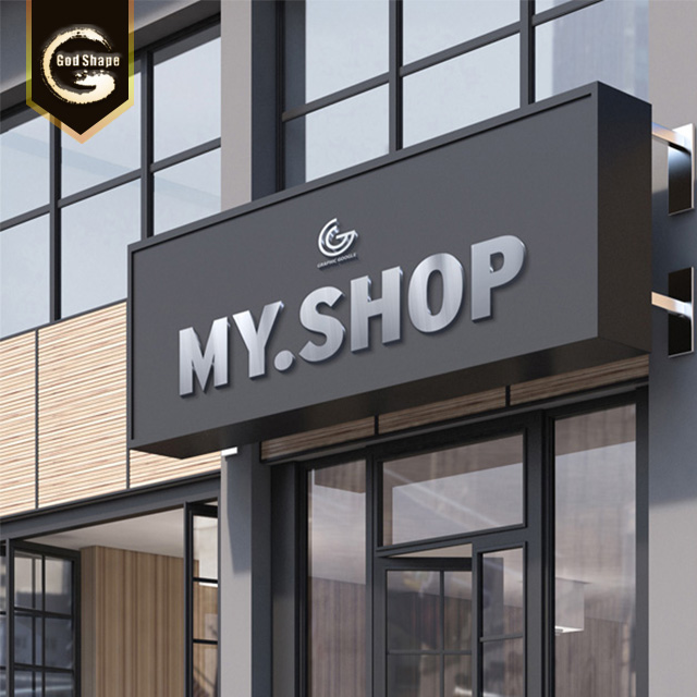 External illuminated building signs