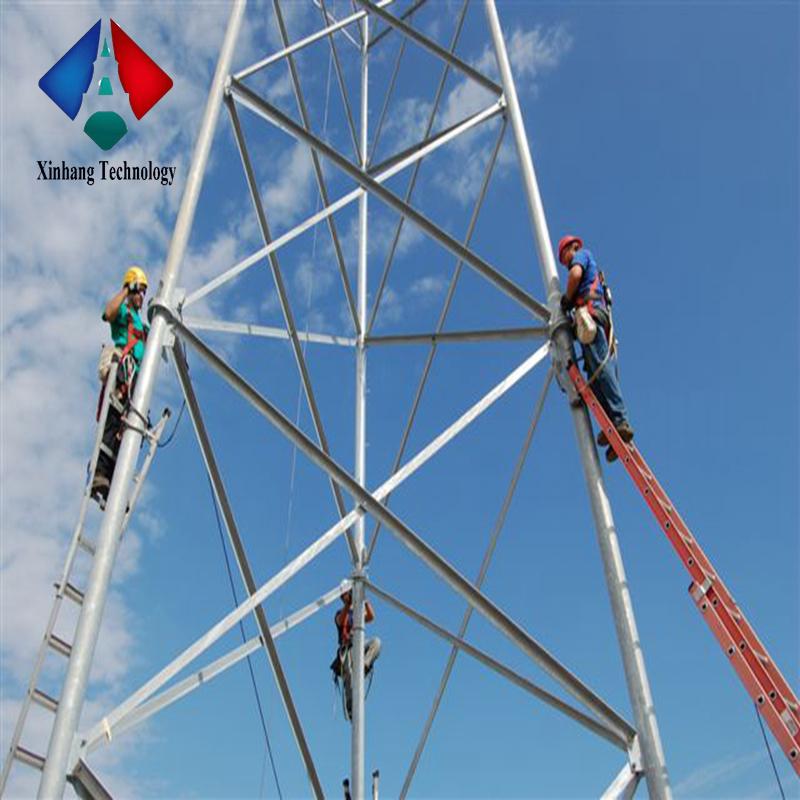 tarpered pole 400kv transmission line price for high voltage tower q345 galvanized 230kv octagonal electric steel poles