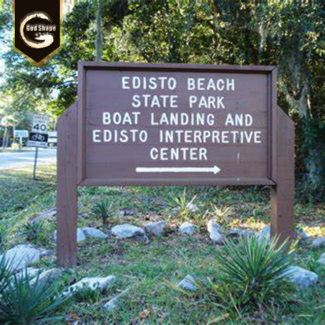 Advertising Outdoor High Quality Free Standing Waterproof School Real Estate Park Scenic Signage Pylon Sign