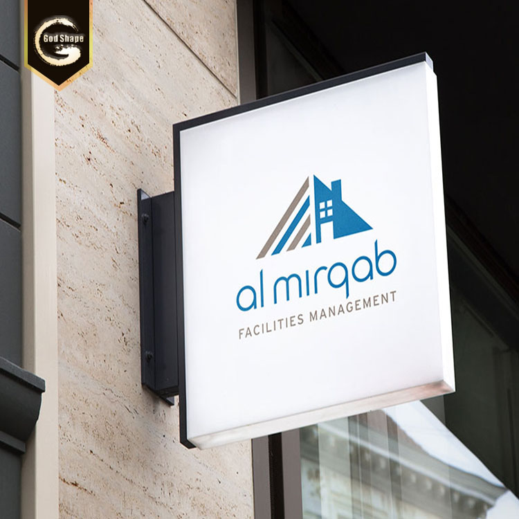 Factory Modern Square Wall Mount LED Advertising led Light Box