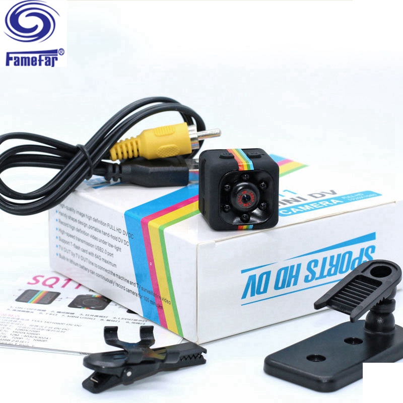 Hot sale 1080P hd sq11 1080p night vision action camera sports camera