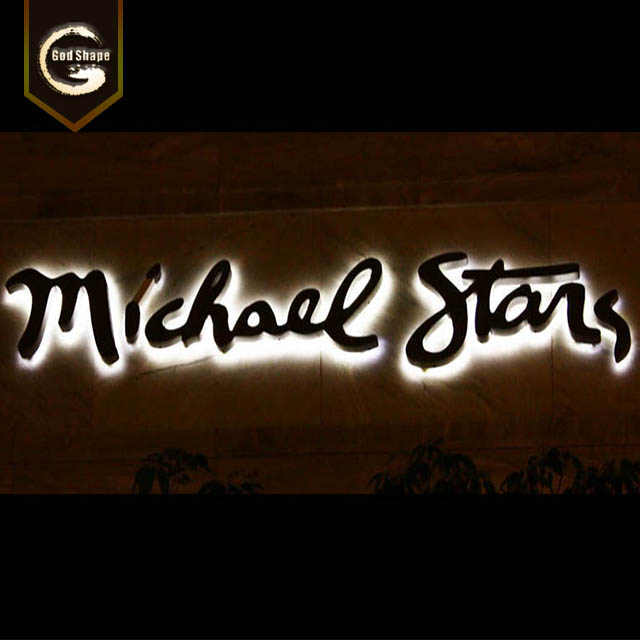 Outdoor Shop Front Cafe Pizza Metal Small led Letters Sign illuminated 3D Laser Cut Car Logo Letter Alphabet Number Sign