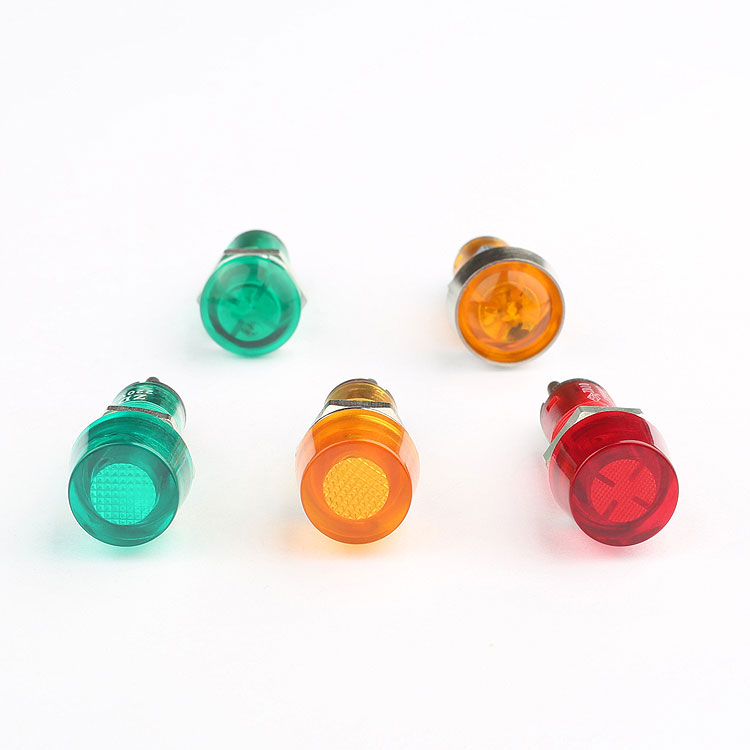 illumunated switches european standard  220v indicator  light push button switch