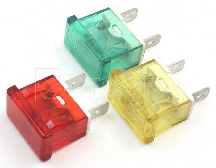 220V Plastic Square Indicator Light