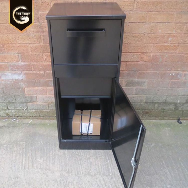 Stainless Steel Customer Made Hot Selling Metal Residential Mailbox Locked Parcel Drop Box