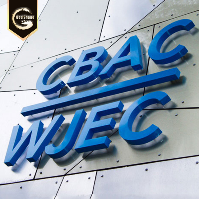 Epoxy Resin Illuminated Letters 3D Led Channel Letter Lights Sign