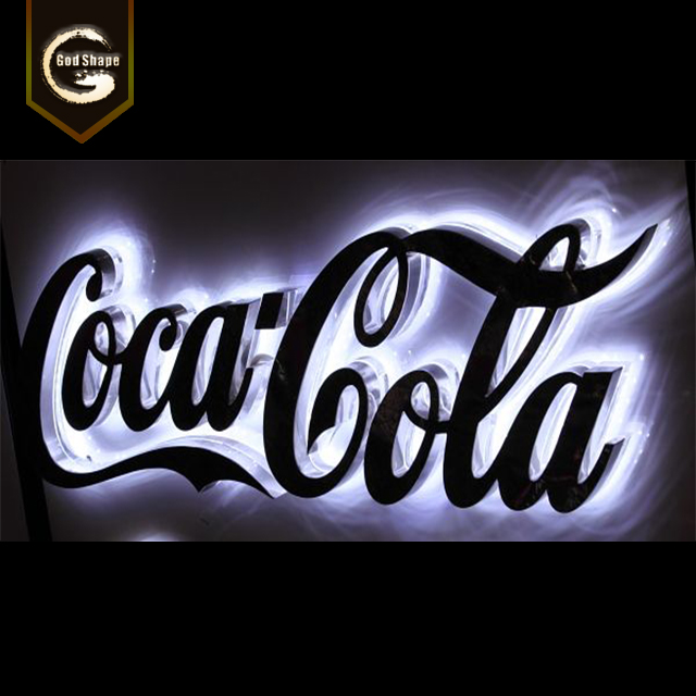 LED Channel Shop Name Board Signs 3D Backlit Luminous Letter