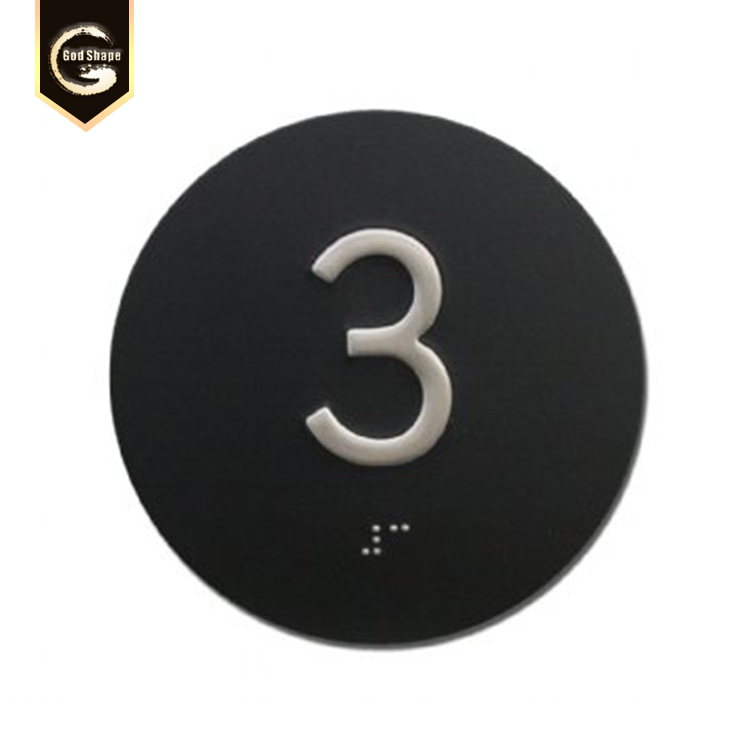 Waterproof Custom Hotel Door Room Number Sign